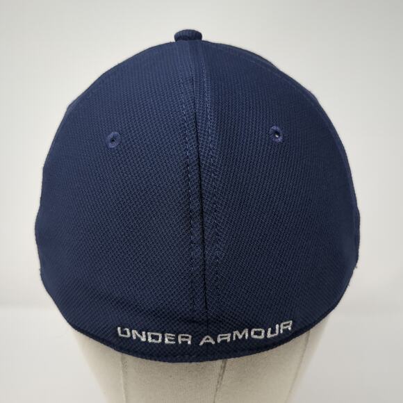 Under Armour Fitted Hat Blue XL Embroidered Logo UA Classic Fit Outdoor - Picture 6 of 9